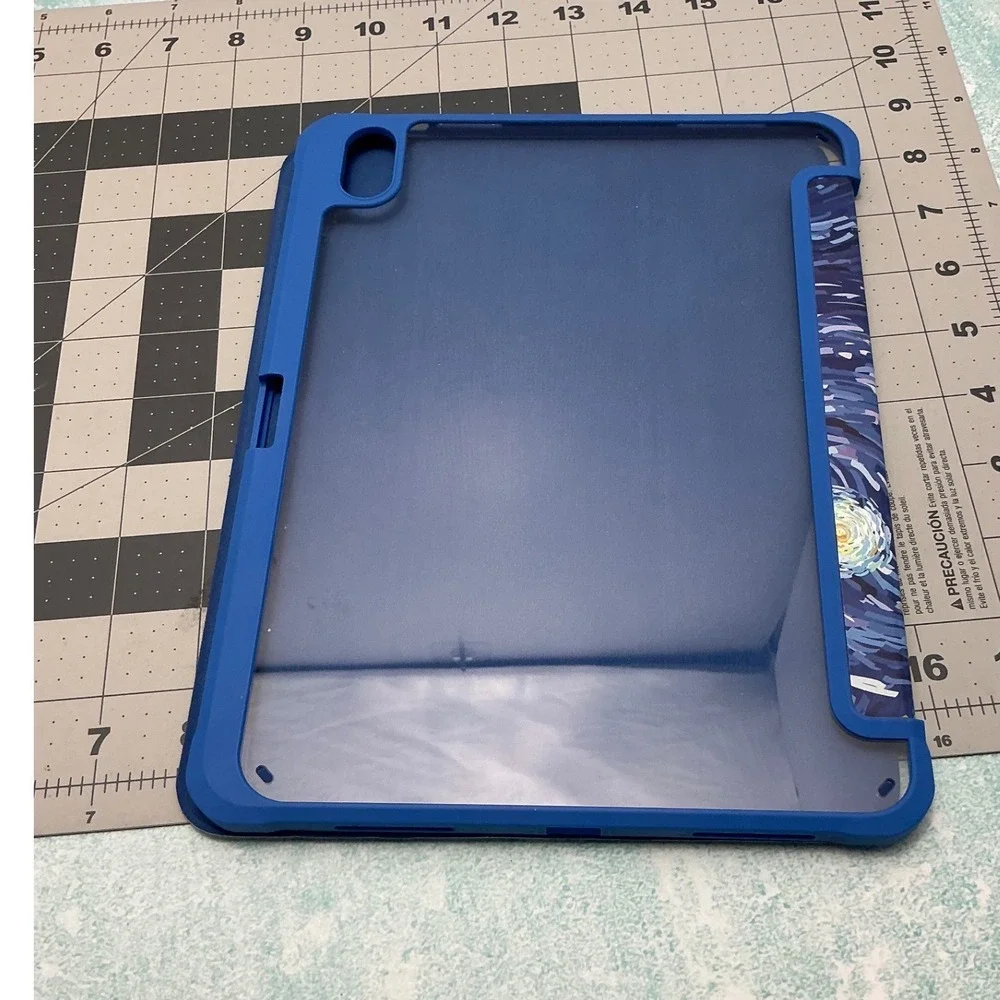 OKP iPad 10th 11thGen Case10.9 11 Inch Starry Night Van Gogh Trifold Stand A2696